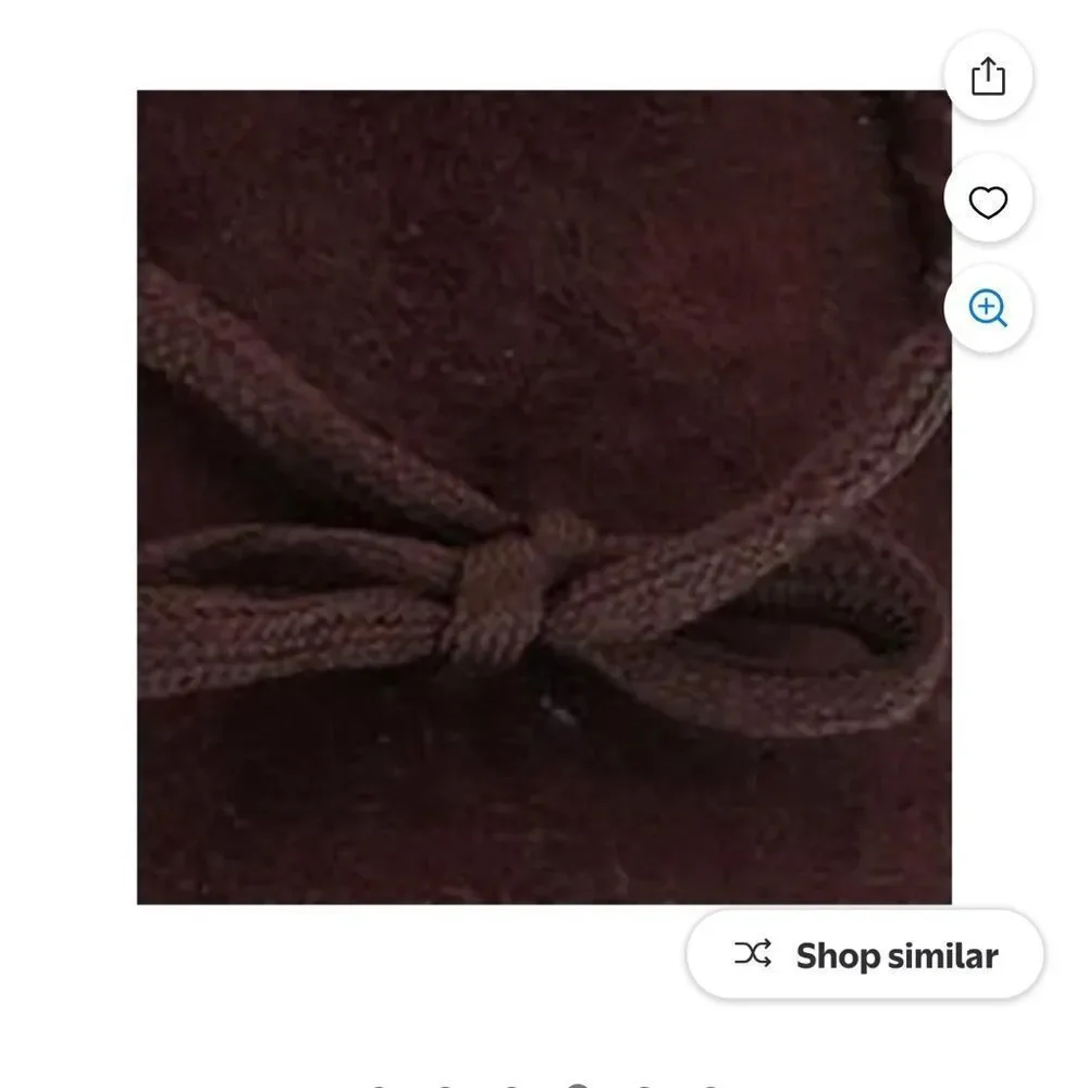 Isotoner Microsuede Moccasin Slipper with Whipstitch Dark Chocolate
